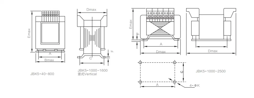 Factory Direct Sale Bk 100va Control Transformer Automatic Control System