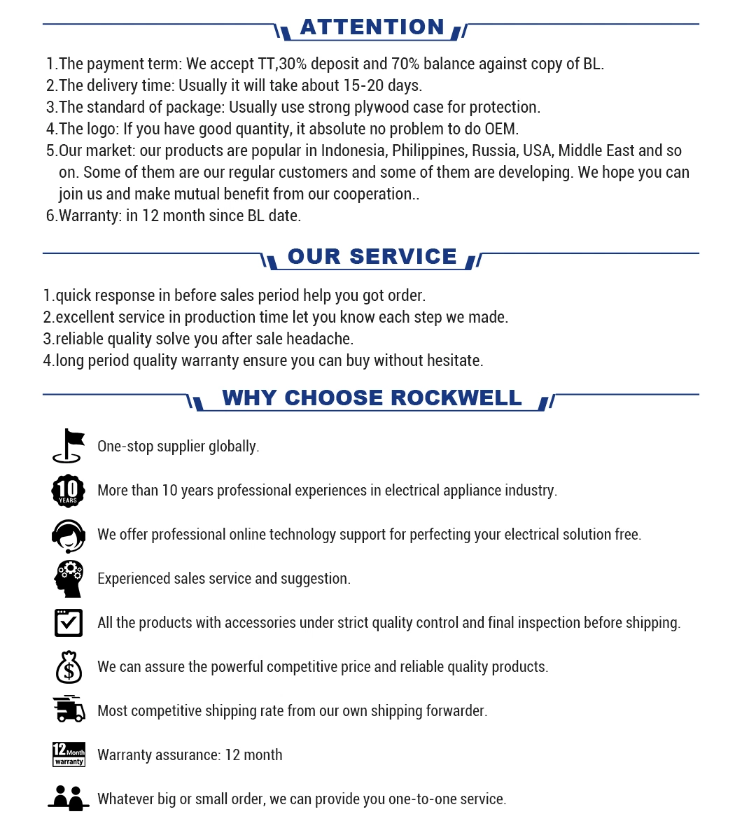 Rockwell Brand 11kv 20kv 33kv Step Down Step up Cast Resin Insulation Dry-Type Distribution Power Transformer