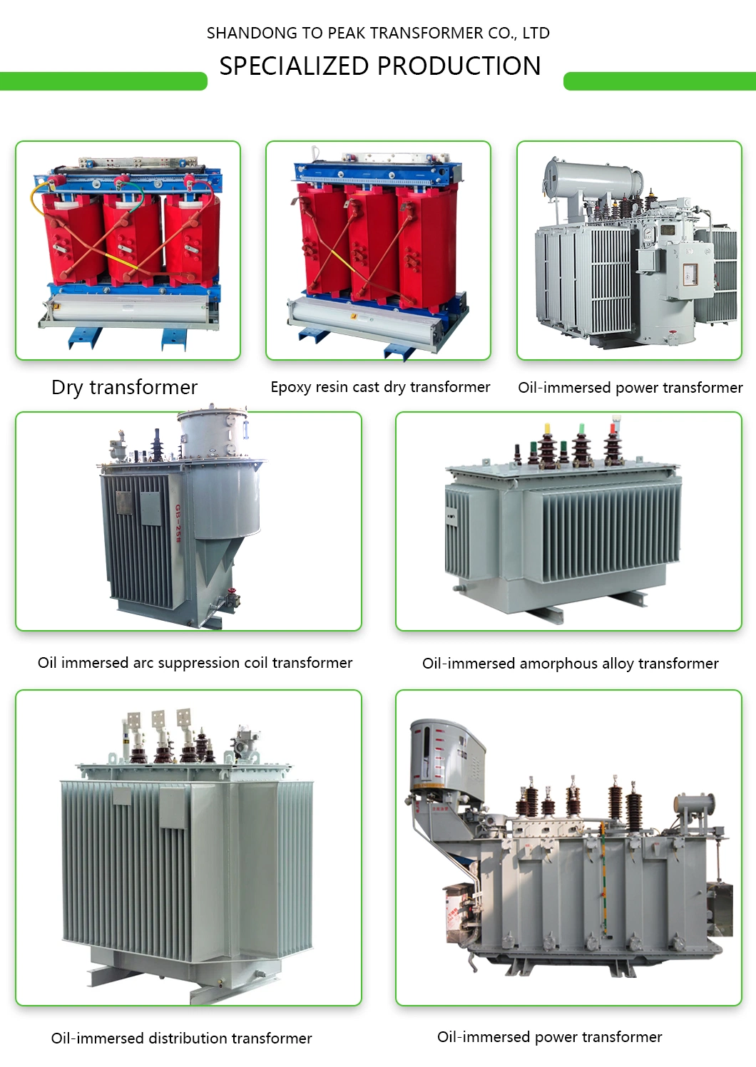 Distribution Transformer Scb12-315kVA/10/0.4kv Tri-Coherent Power Transformer 315kVA