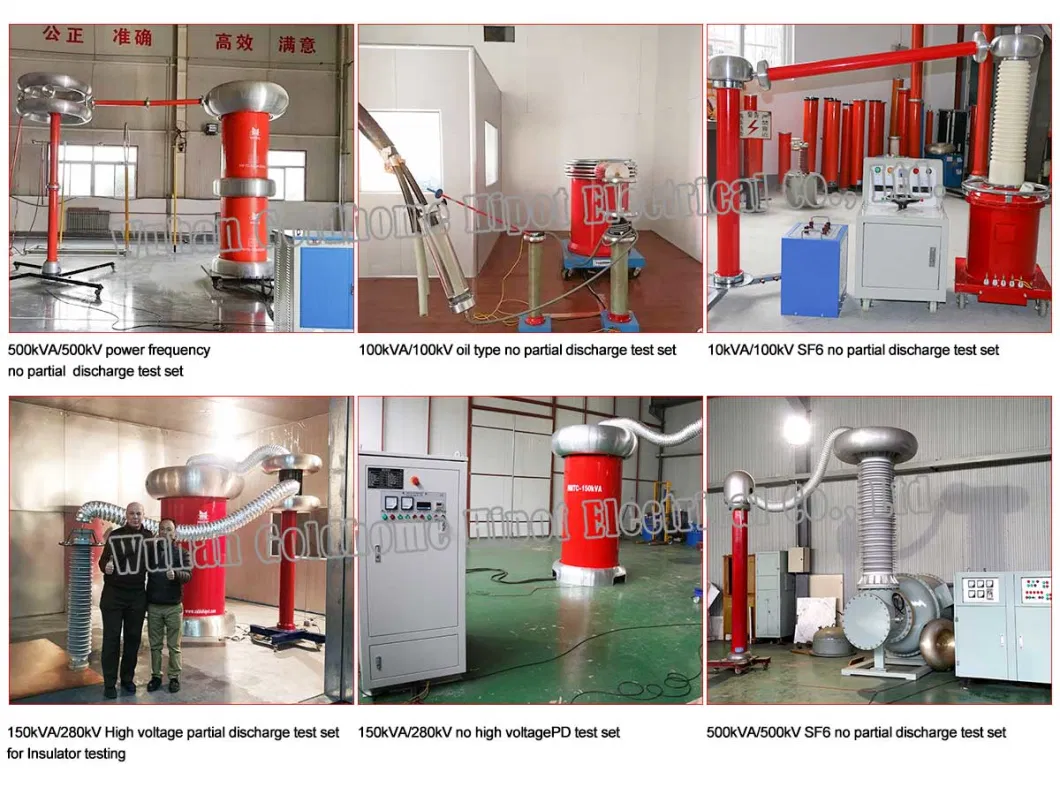 AC High Voltage Oil-Immersed Testing Transformer Insulating Dielectric Test Set