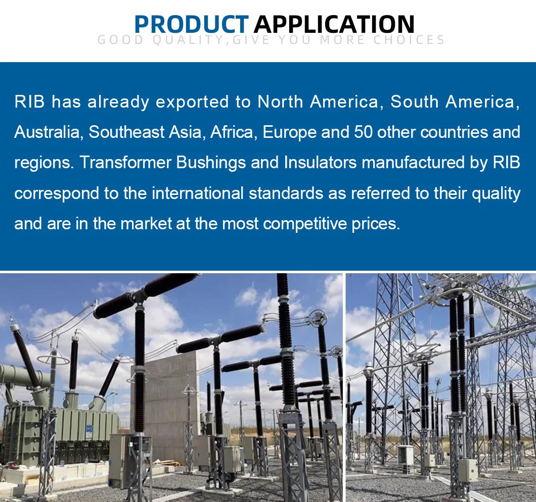 Lead Reactor Dry-Type Transformer Bushing Rip with Composite Housing