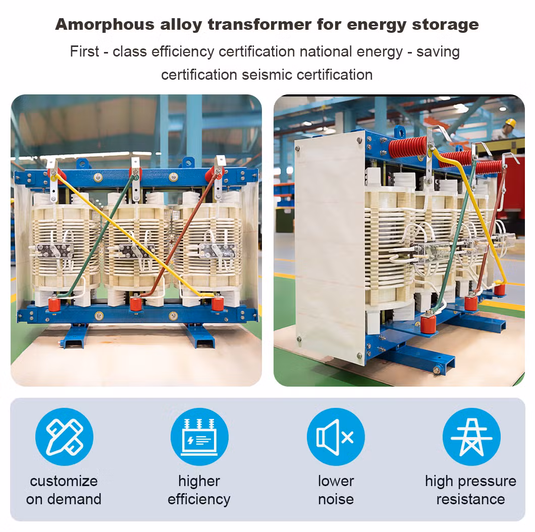 Ceeg Brand Sgb10 800 kVA Energy Conservation Eco-Friendliness Non-Encapsulated Dry-Type Transformers