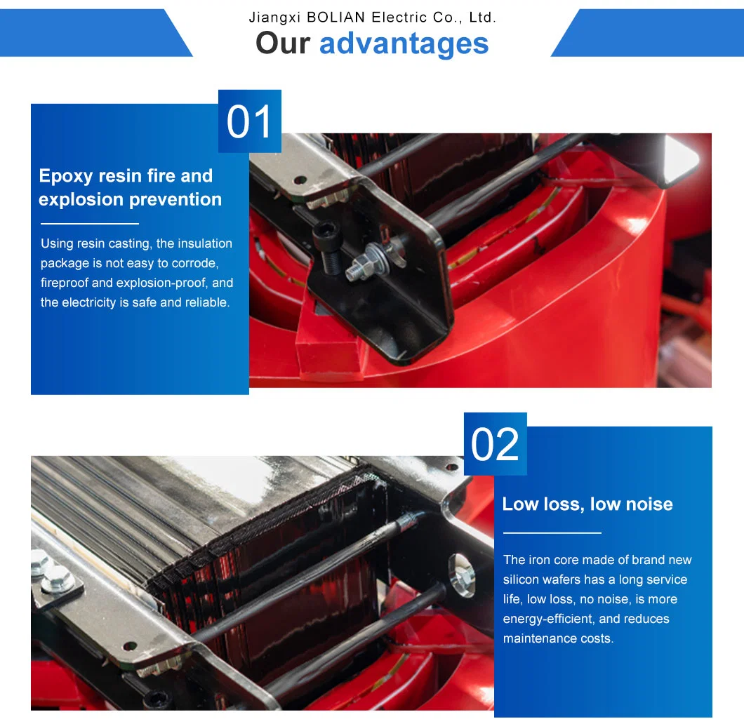 11kv 630kVA Epoxy Resin Distribution Dry-Type Transformers