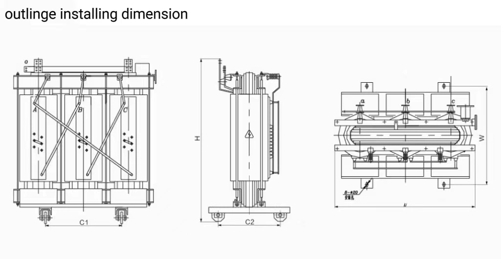 11kv 33kv Dry Cast Resin Transformer Price 75 kVA