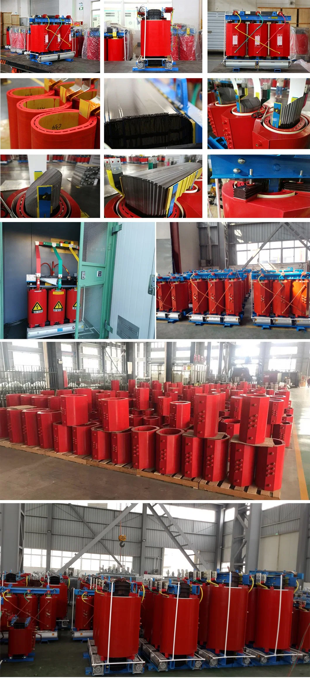 11kv 50kVA 30kVA Three Phase Dry Type Distribution Transformer Cooling Fan