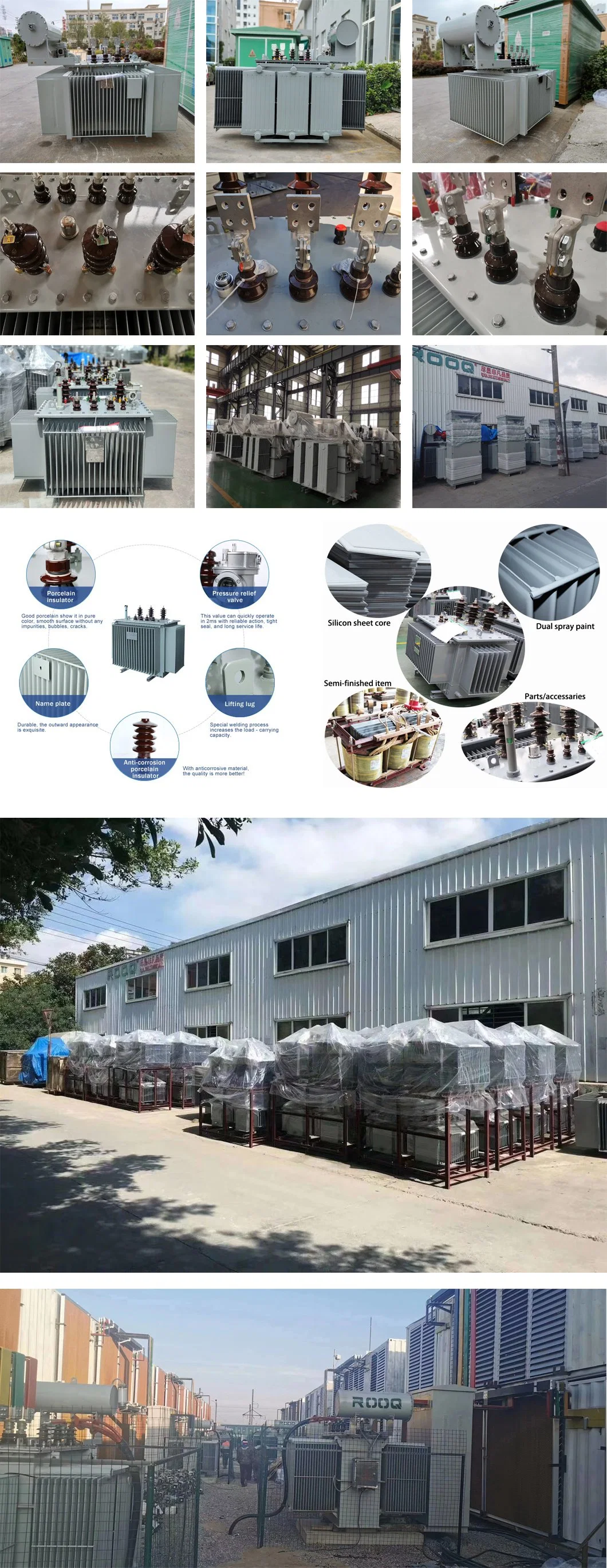 33kv 630kVA Dry Type Power Transformer for Substation by Factory