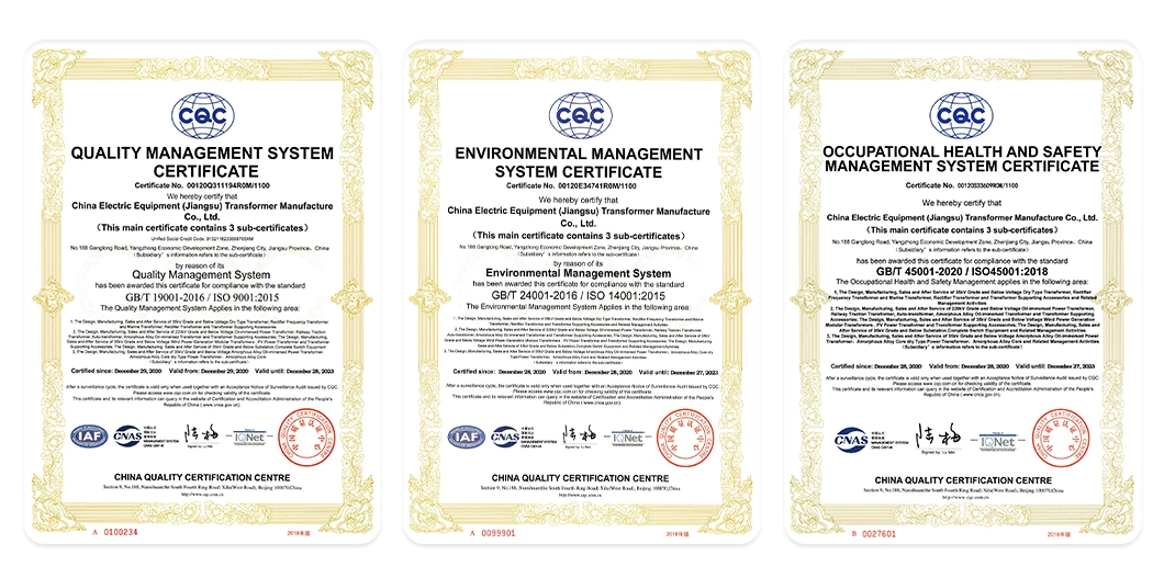 Sg10 500kVA Energy Conservation and Eco-Friendliness: Outstanding Performance of Sg (B) Series Non-Encapsulated Dry-Type Transformers