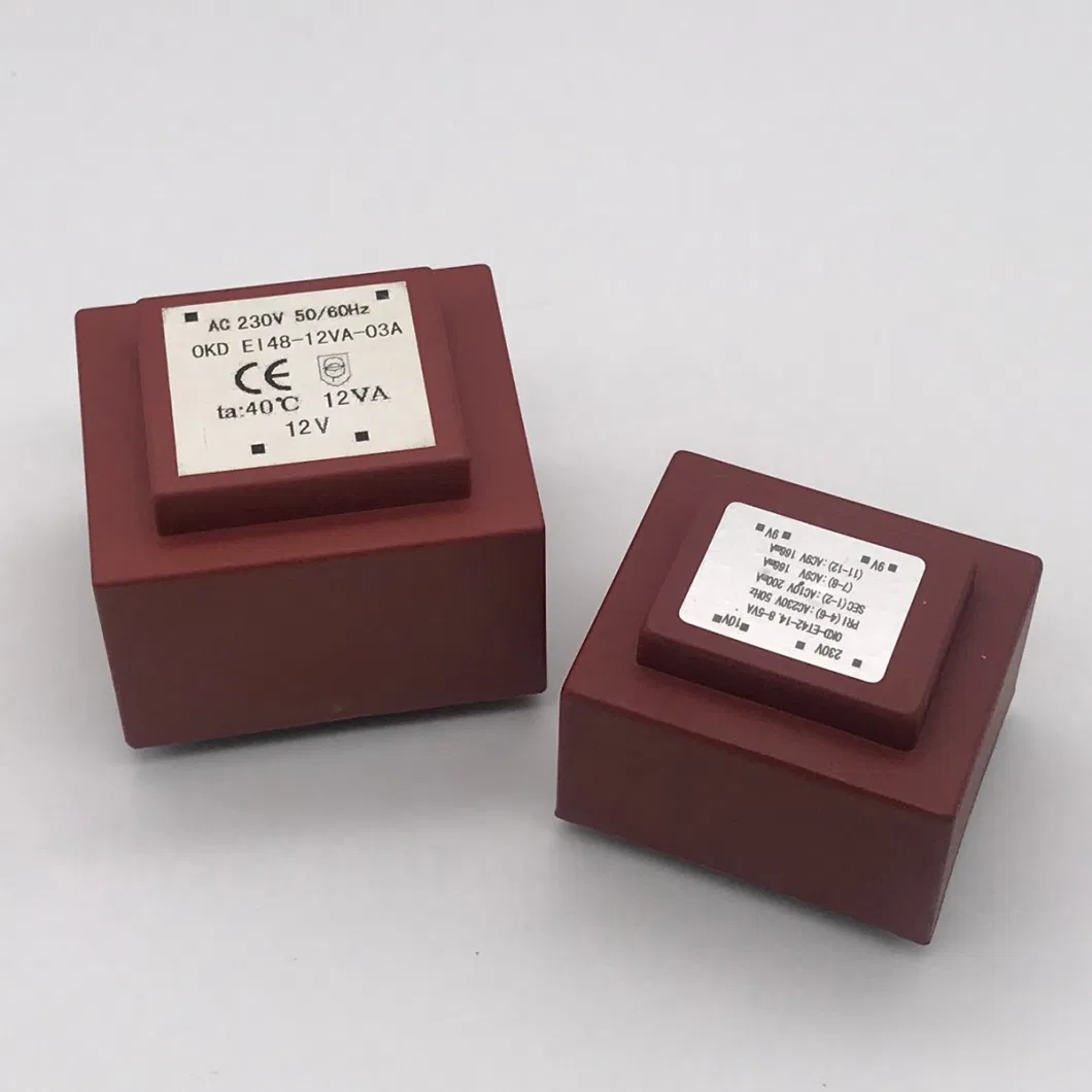 PCB Mounting Epoxy Resin Encapsulated Sealed Transformer 230V 5va