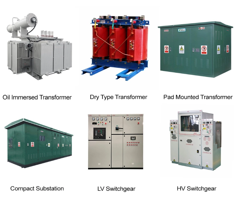 Customized Oil Type Dry Type Three Phase 50 kVA Transformer