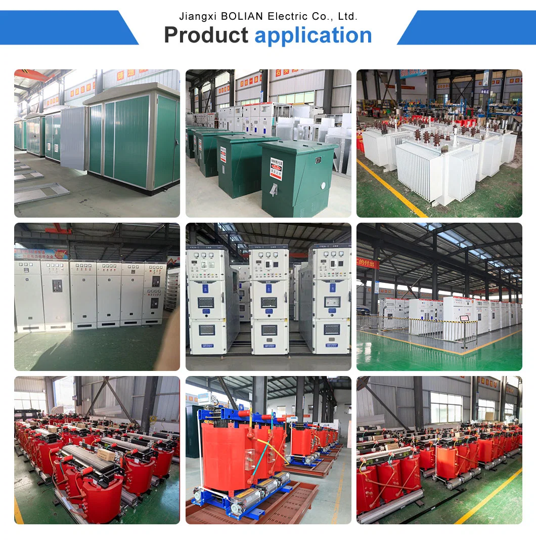 30 100 140 250 500 800 1000 1600 2500 kVA 10kv 0.4kv Voltage Three Phase Cast Resin Dry Type New Energy Car Charging Station Power Distribution Transformer