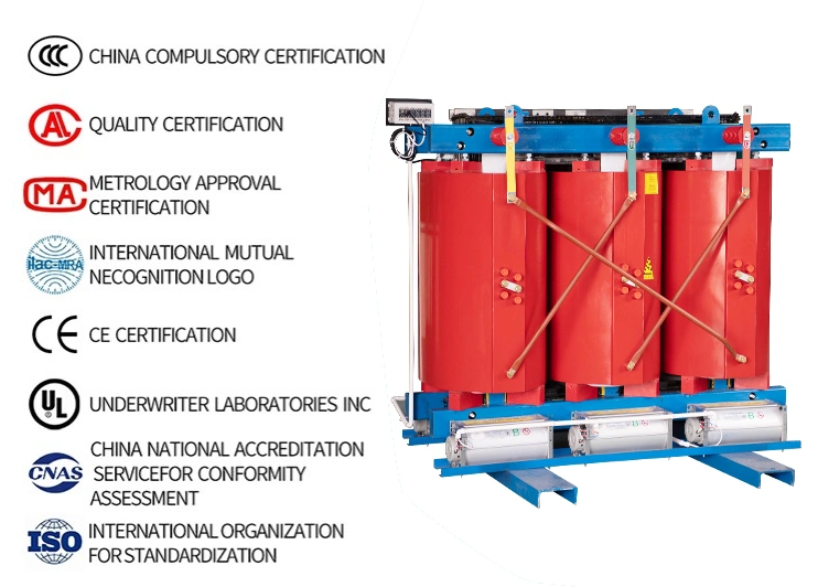 Yawei Scb10 35kv Copper Winding Three Phase 2500kVA 1000kVA 160kVA Dry Type Insulation Transformers