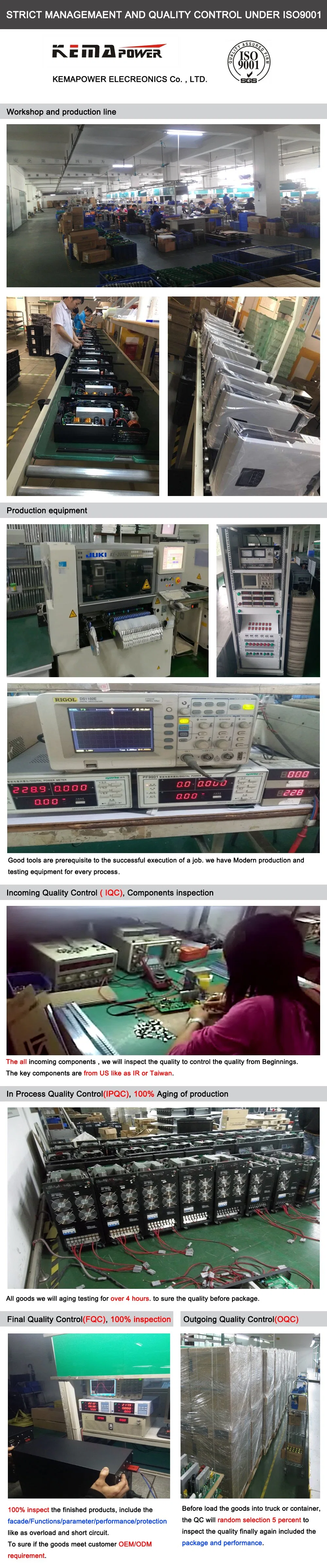 Tc120kVA 3: 1 True on-Line Double Conversion Design UPS Providing All Power Protection