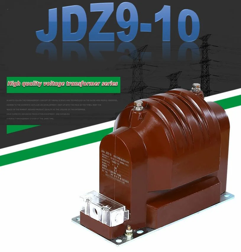 Jdz9 3/6/10kv 30-500va Dry-Type Fully Enclosed Single-Phase Indoor Hv Voltage Transformer