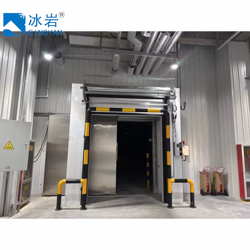 Industrial Overhead Thermal Insulated Vertical Lifting Metal Sliding up Sectional Garage Door for Cold Storage Freezer Room, Warehouse and Loading Docks or Bays