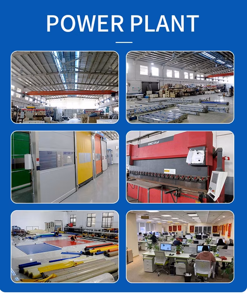 Industrial Lift Door Thermal Insulation Steel Fire Protection Cold Chain Logistics Warehouse Wind-Resistant Flap Electric Quick Lift Door