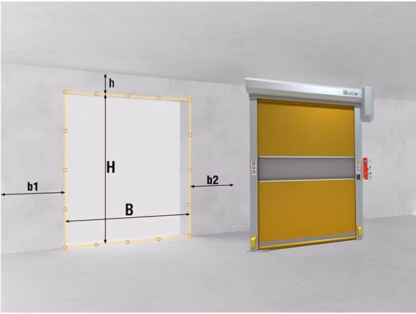 PVC Fast Rolling Prices Rapid Roll High Speed Roller Shutter Doors