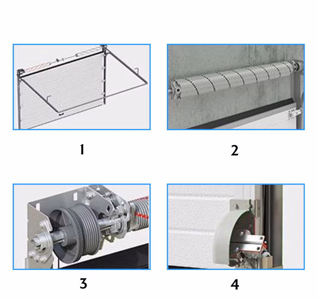 Seppes Electrical Vertical Lift Insulated Industrial Sectional Overhead Door