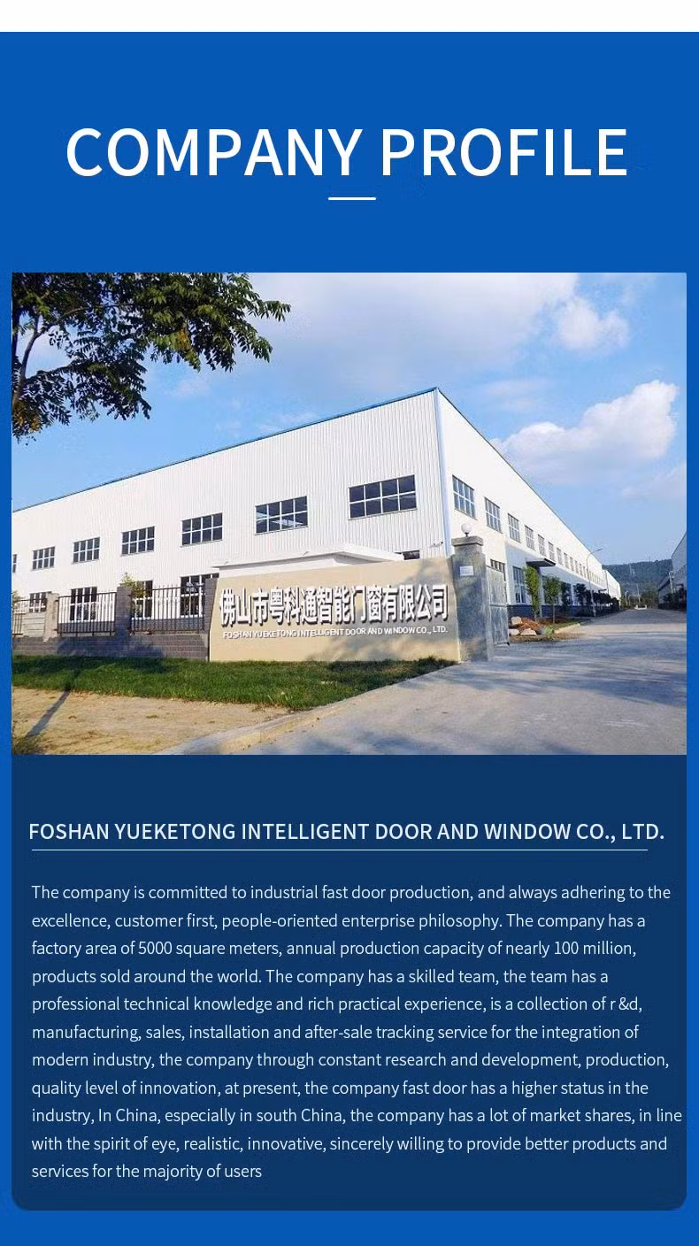 Industrial Lift Door Thermal Insulation Steel Fire Protection Cold Chain Logistics Warehouse Wind-Resistant Flap Electric Quick Lift Door