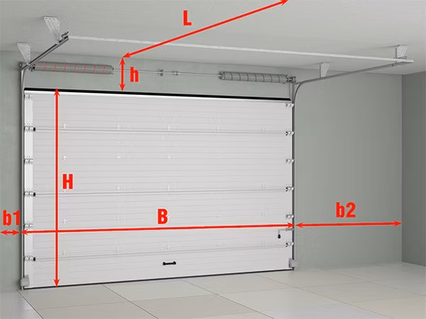 Seppes Electrical Vertical Lift Insulated Industrial Sectional Overhead Door