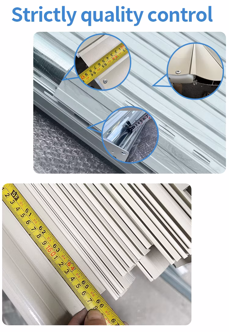 Industrial Automatic Curtain High Speed Roll-up Door with Transparent Window