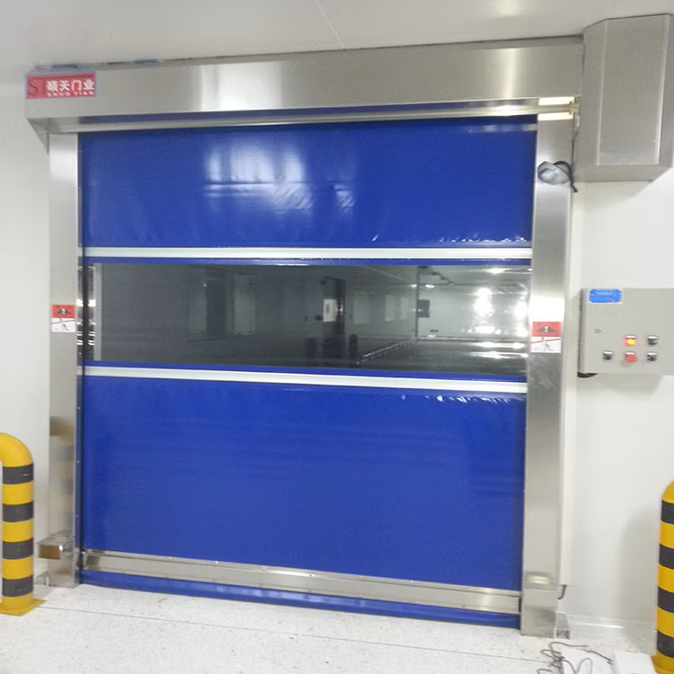 Factory Direct Sale Plastic Rolling Door Fast Closing Quick Roll-up Door