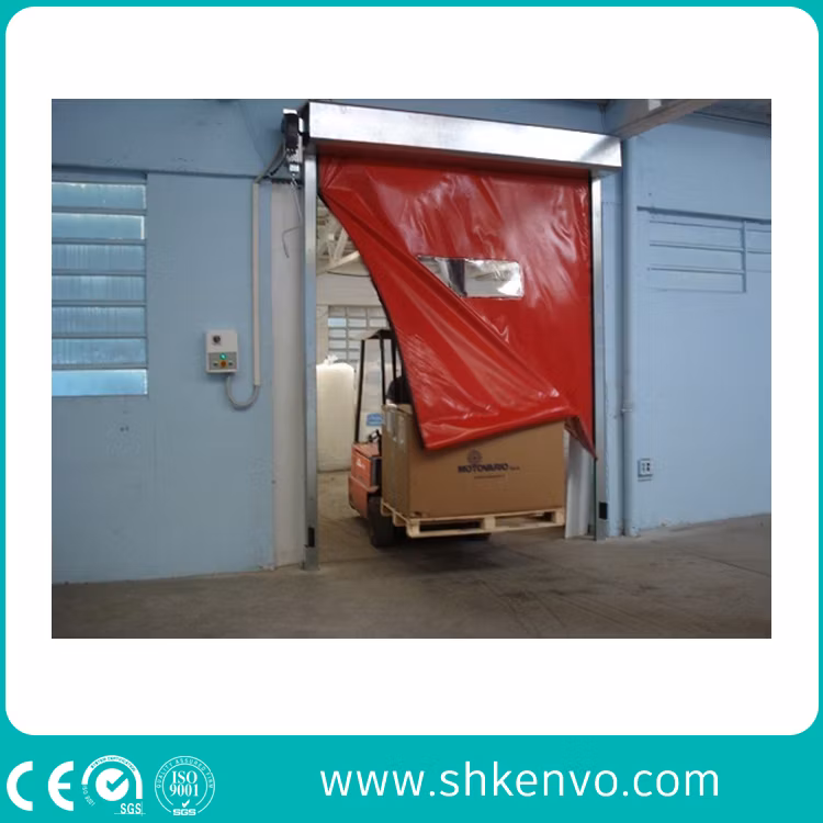 Industrial Automatic Self Repairing High Speed Rolling Doors for Warehouse or Loading Docks