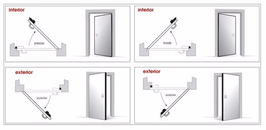 Customized Professional CE Standard 90 Minute Commercial and Industrial Single Leaf Fire Door with Glass Window