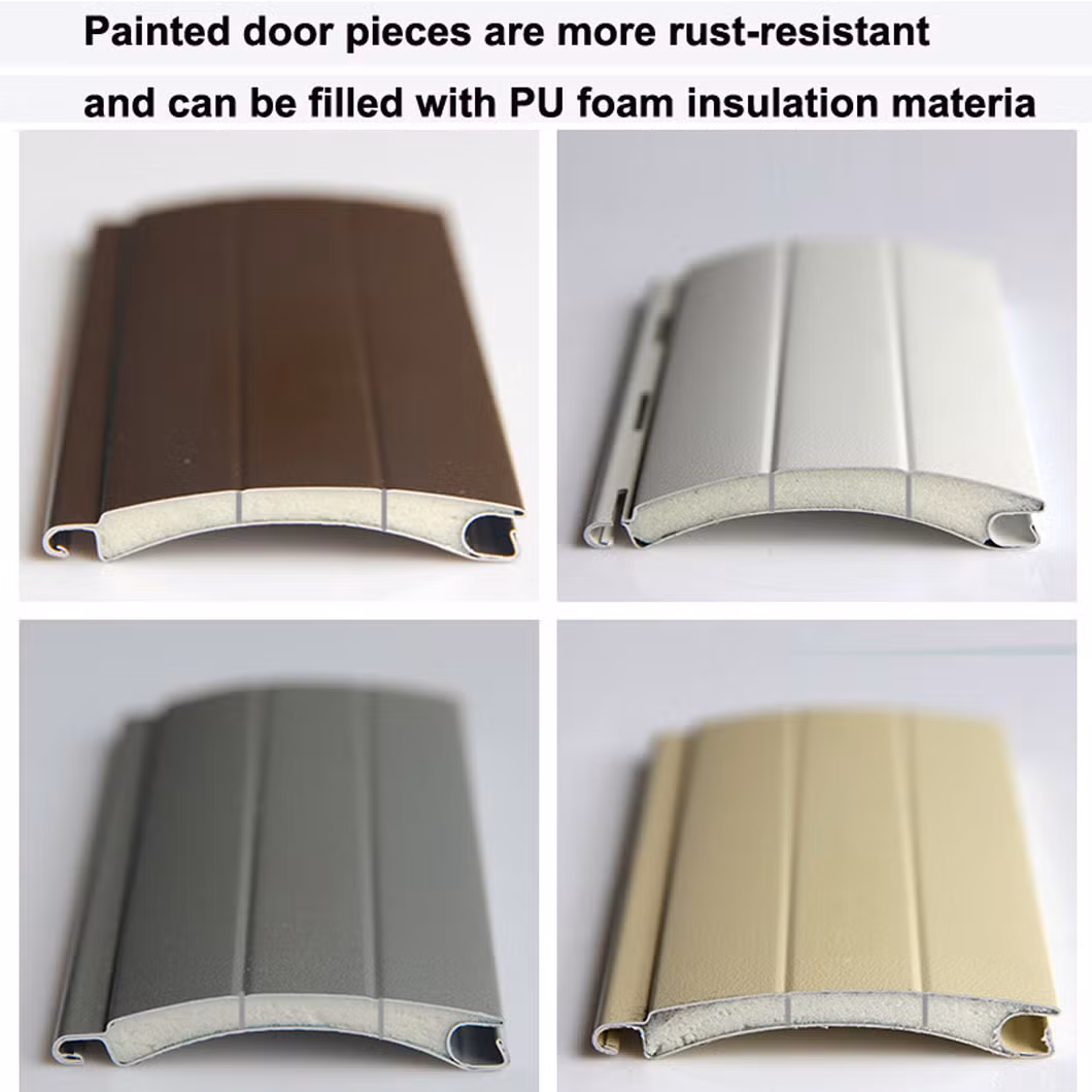 Warehouse Insulated Aluminum Roller Shutter Doors Industrial Security