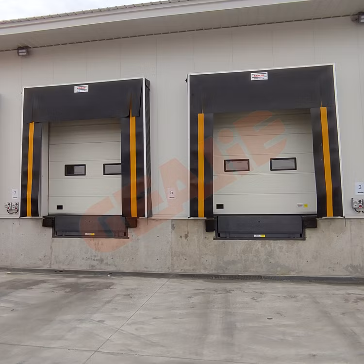 Industrial Warehouse Inflatable Dock Seals Retractable Insulated Dock Shelters