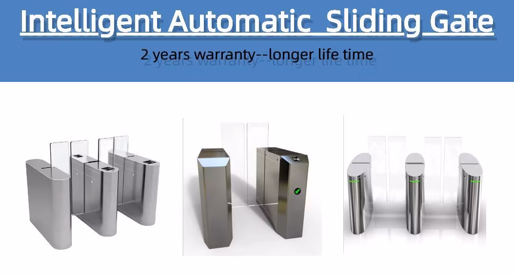 Tempered Glass High Speed Sliding Gate for Airport, Bank, Government Hall