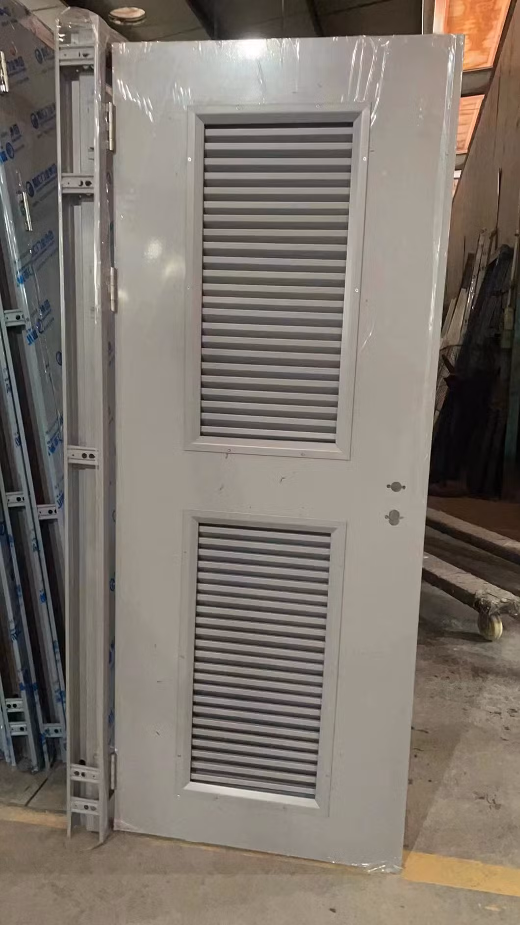 Steel Fire Escape Door Commercial Industrial Louver Door