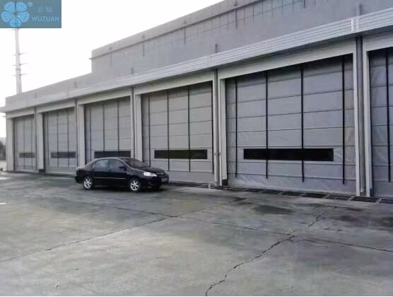 Industrial Automatic Big Size Wind Resistant High Speed Rapid Folding up Door for Factory Main Gate