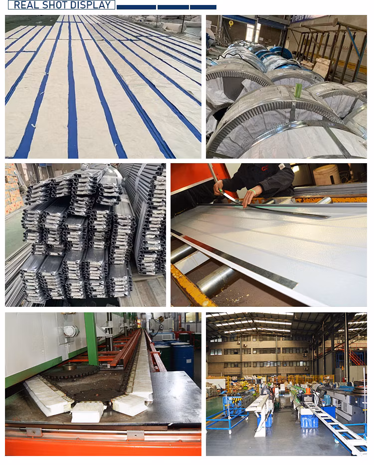 Industrial Insulated Warehouse Roller Door Industrial Outside FRP Panel New Design 24′ Insulated Overhead Industrial Door