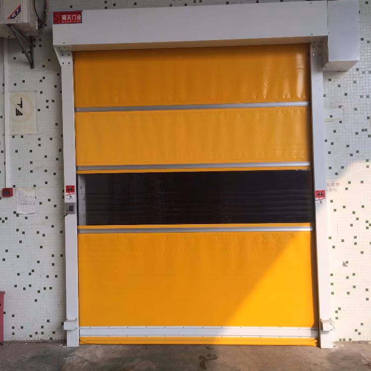 Air Conditioning Workshop Automatic High Speed Sheet Shutter Door