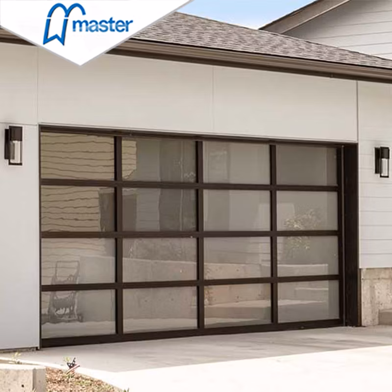 Low Price High Standard New Style Full View Glass Garage Door Industrial Overhead Insulated Garage Door Automatic Aluminum Glass Garage Door