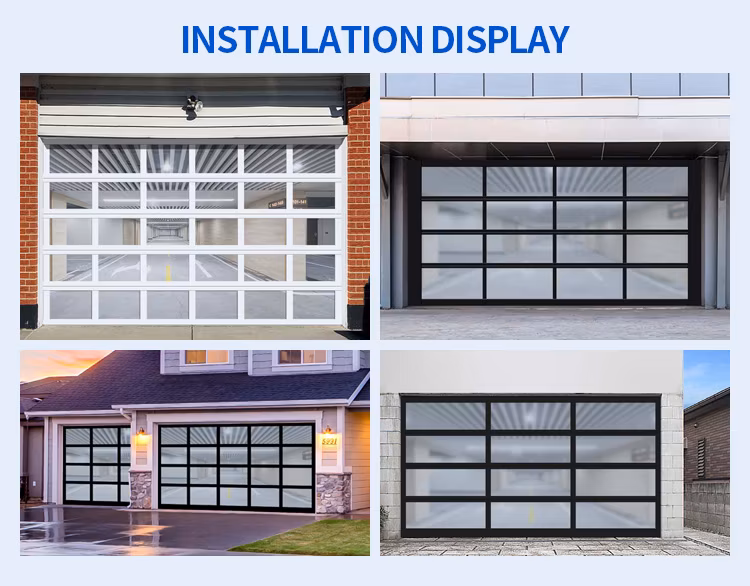 Industrial Security Insulated House Garage Door Modern Aluminium Automatic Roller Shutter Door