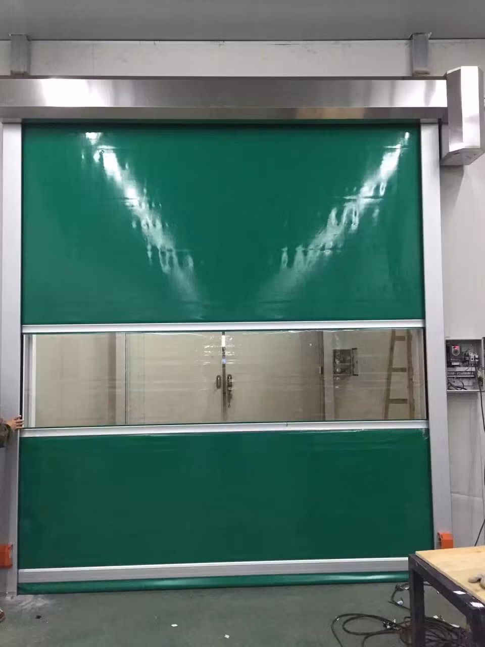 Roll up Shutter Industrial Pull Cord Rapid Action PVC High Speed Door