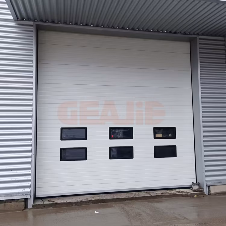 Super Large Multi-Stage Aluminum Alloy Vertical Sectional Lifting Industrial Door