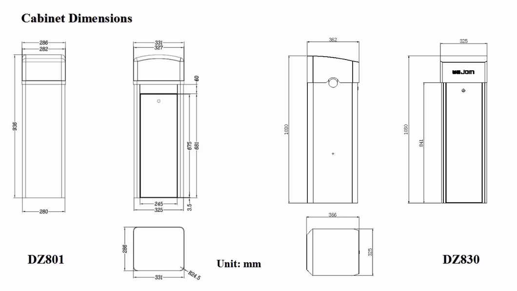 High Speed Parking Boom Automatic Barrier Gate