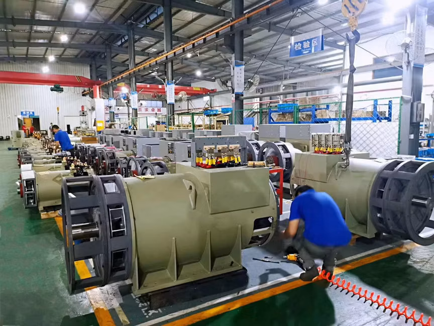 100% Copper Brushless Alternator 40kw 50kVA Marathon AC 3 Phase Synchronous Alternator with AVR Diesel Generator Head Price