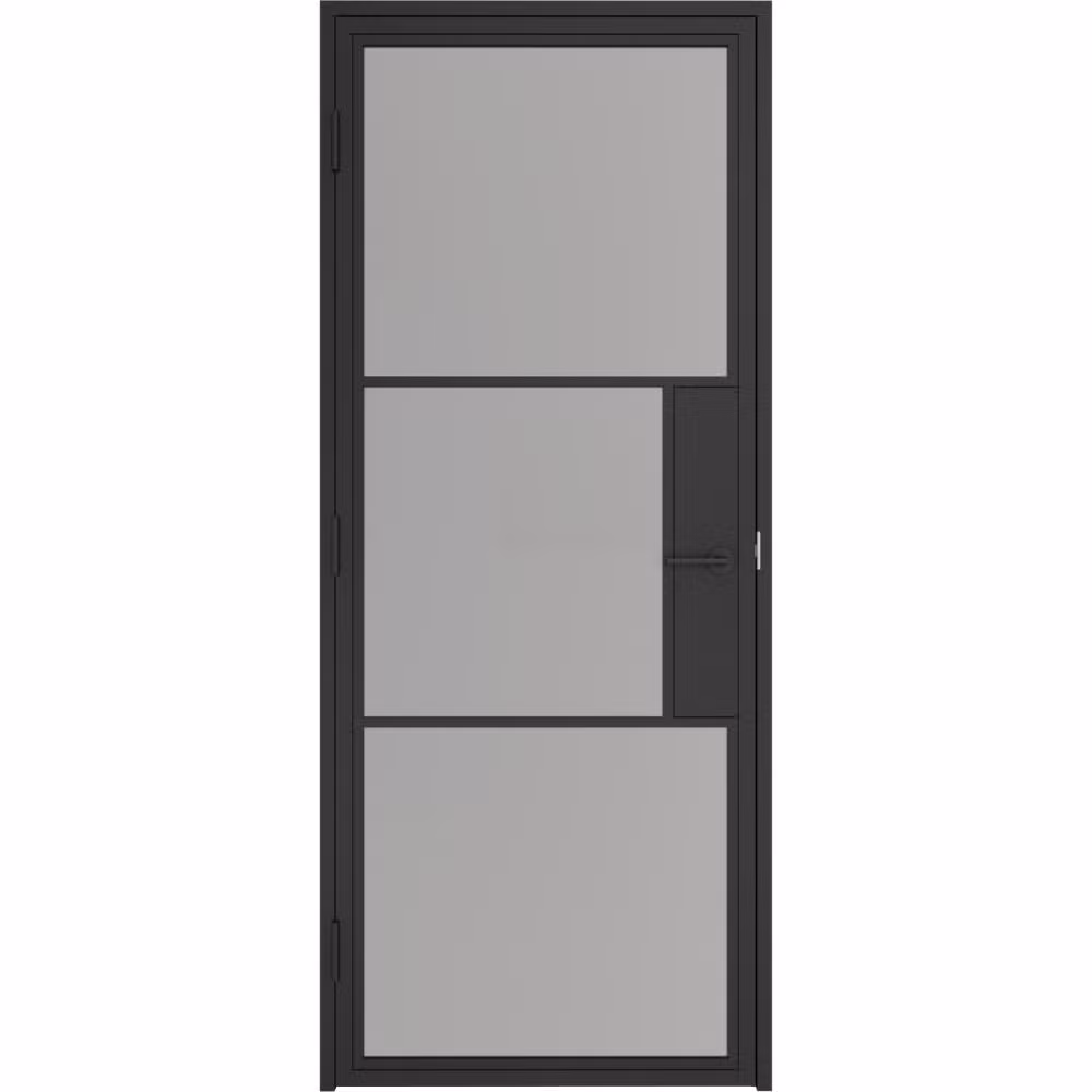 Thermal Break Exterior/Interior Double Tempered Aluminum New Steel/Wooden/Security/Metal/Patio/Garage/Hanging Aluminium Glass Door