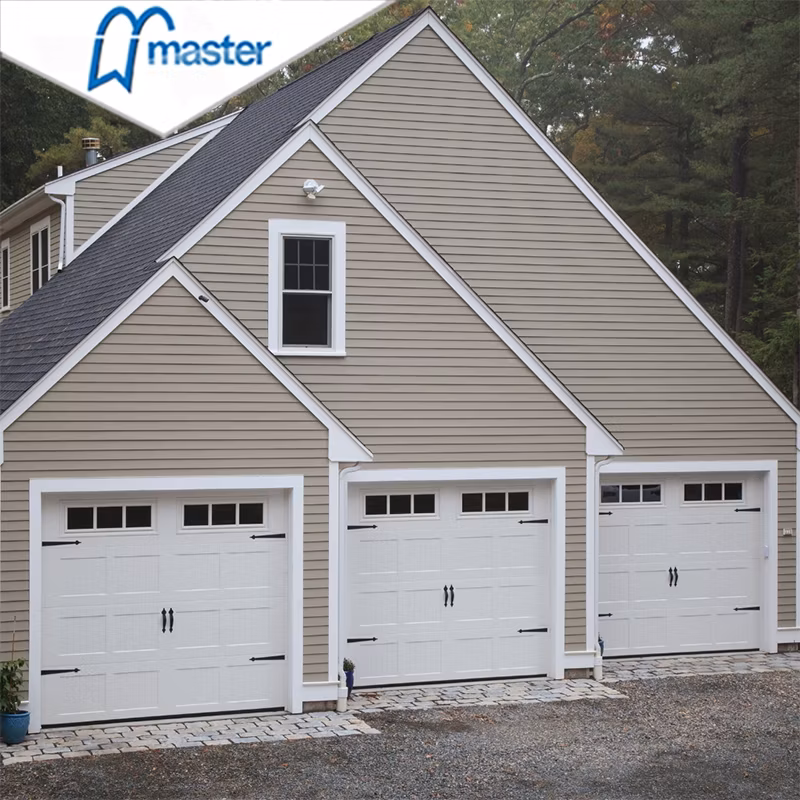Remote Control Aluminum Material Insulated Sectional Overhead Steel Garage Door
