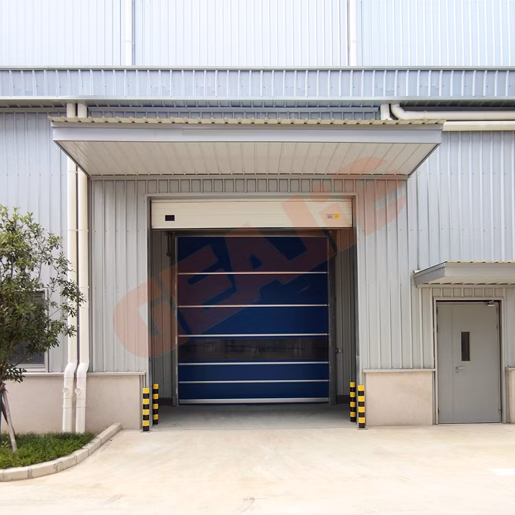 Automatic Rapid Fast Action Door Industrial Warehouse High Speed PVC Door