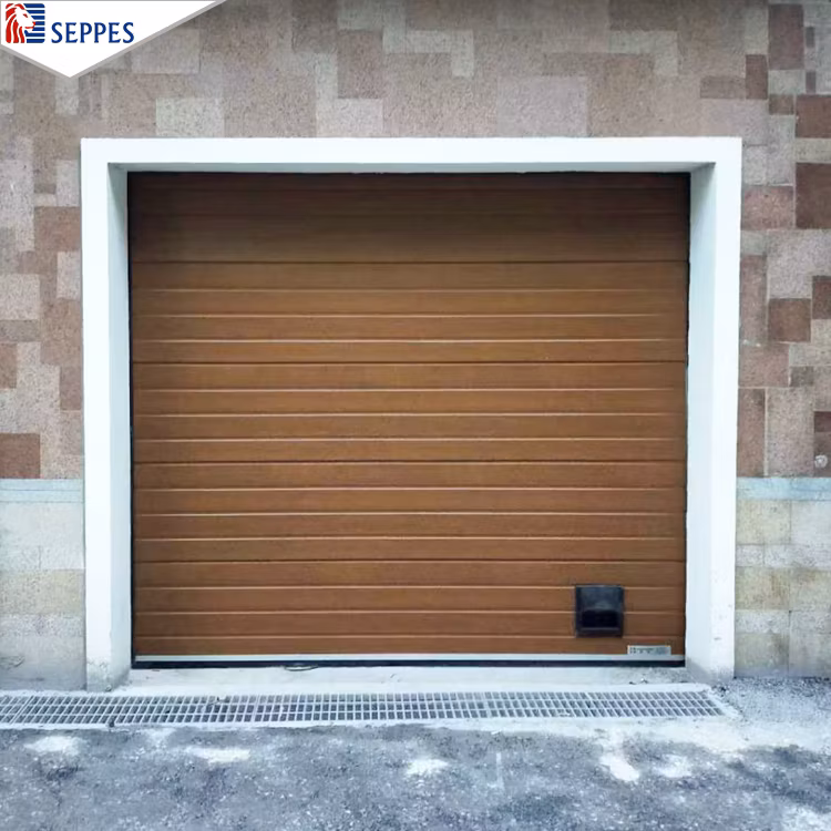 Electrical Commercial Steel Sectional Garage Door for Residential Areas