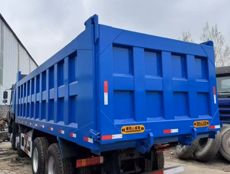 HOWO 8X4 Dump Truck 371 Horsepower National III Is Equipped with Advanced Air Brake System to Ensure Braking Safety Under High Speed and Heavy Load Conditions