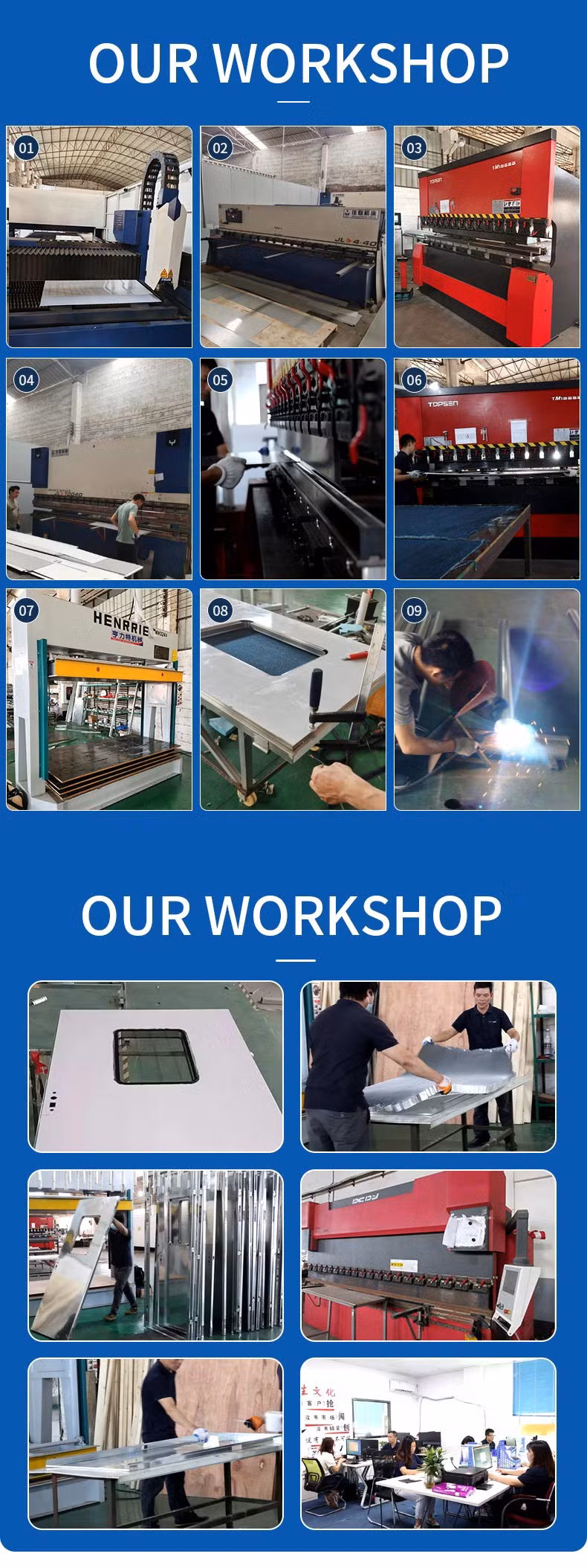 Transparent Glass Electric Automatic Industrial Steel Garage Door