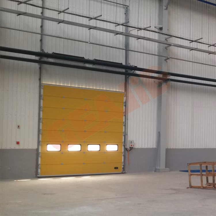 China Factory Direct Supply Industrial Vertical Overhead Sectional Warehouse Dock Door