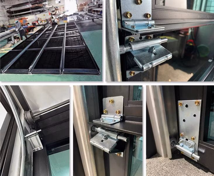 Automatic Industrial Price Aluminum Glass Garage Door for Residential Commercial