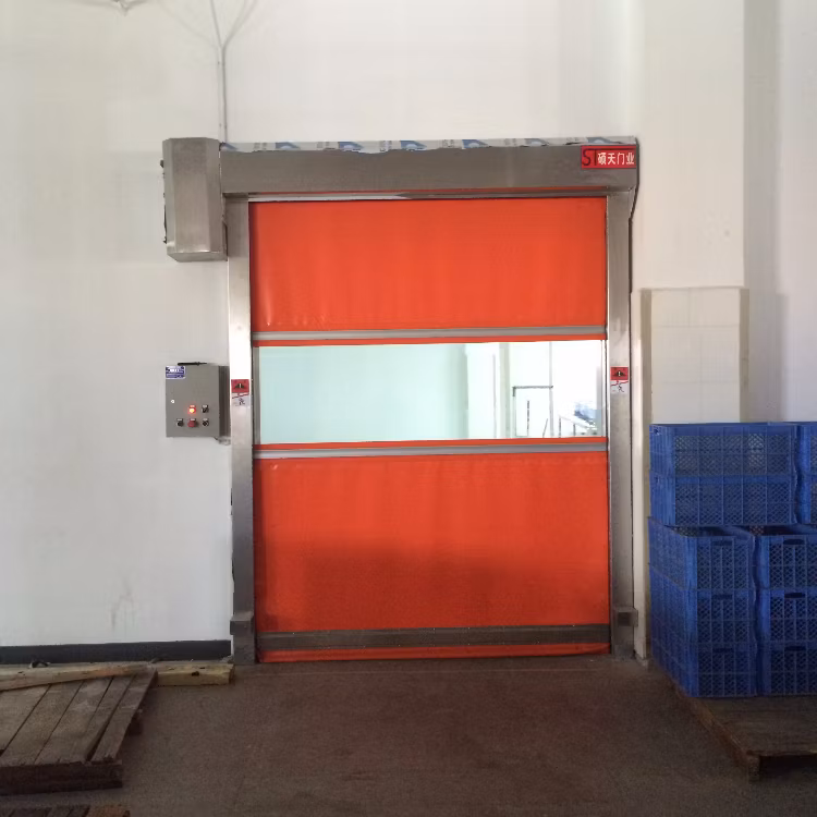 High Performance High Speed Insulated PVC Fabric Rapid Flex Rapid Roll Doors