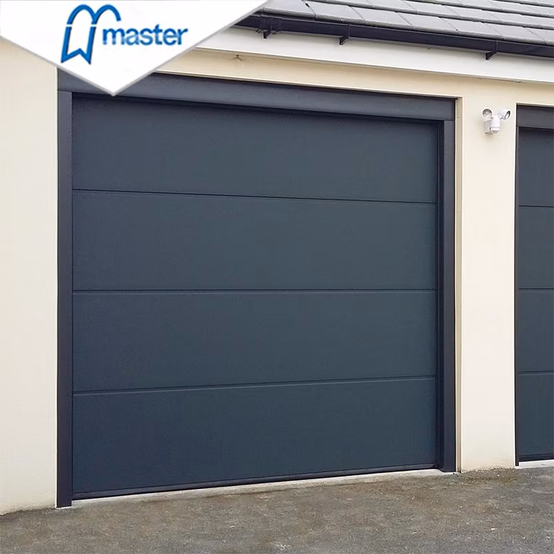 Master Well Wholesale High Quality Customized Modern Residential Steel Automatic Overhead Sectional Garage Door with Good Price